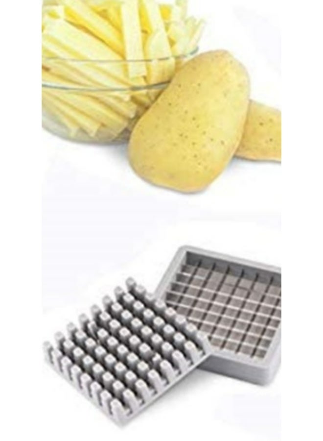 قطاعة بطاطس يدوية من الفولاذ المقاوم للصدأ، قطاعة بطاطس مقلية، للبطاطس والجزر والخيار والخضروات الأخرى. - Image 3